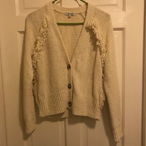 Madewell Chatterton Fringe Cardigan Sweater - Picture 2 of 3